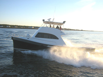 Millennium Marine's new 52 ft. Millennium underway