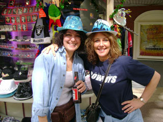 Hotties and Hats on Fremont Street...