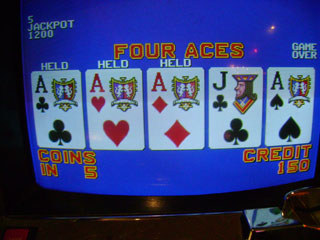 Lisa's aces on the White Hot...